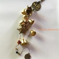 Factory Price Chinese Lucky Wind Chimes Bronze Big Metal Bells Wind Chime Feng Shui Outdoor Garden Hanging Decor