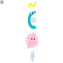 Acrylic Wind Chime  Useful Colorful Cute Pendant Nordic Wind Chime  Acrylic Wind Chime