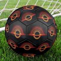 1PC Black Hole Artwork Soccer Ball Size 5 Football Machine Sewn Indoor/Outdoor Universal Football Surprise Collection n60 Size 5