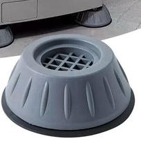 4 dalių skalbimo mašinos kojų kilimėlis, smūgiams atsparus universalus paaukštintas slydimo ir vibracijos kilimėlis, šaldytuvo pagrindo guminis kojų kilimėlis One Size