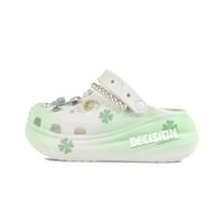 Crocs Crush Clog EVA Casual Fashion and Versatile Exquisite and Simple Hole Shoes Unisex White 43-44 balta