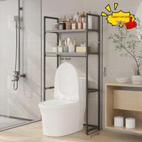 Waterproof Floor-Standing Metal & Plastic Bathroom Storage Rack for Washing Machine