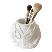 3D Printed Doctor Coat Pen Holder Plastic Desktop Organizer for Makeup Brushes Pencils Gifts for Doctors Nurses Medical Students