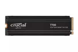 Crucial T700 2TB PCIe Gen5 x4 M.2 2280 NVMe SSD su aušintuvu