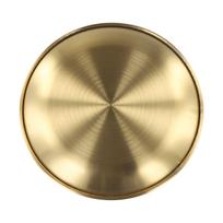 Auksinė laikymo padėklas Apvalus metalinis padėklas Lengvai valomas Erdvę taupantis sprendimas 14cm