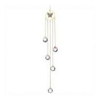 Wind Chime Sun Catcher, 7-Color AB Crystal Balls & Light Beads, Crystals Ball Prisms Suncatcher, Hanging Ornament Rainbow Maker C