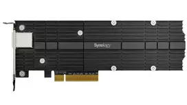 SYNOLOGY E10M20-T1 PCIe adapteris – 10GbE tinklo ir dviejų M.2 NVMe SSD derinys