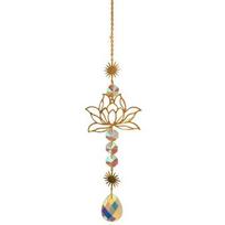 Exquisite Glass Sun Catcher Hollow Decoration Wind Chimes Ornaments Outdoor Indoor Rhinestone Hanging Outdoor Decoration