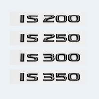 Blizgūs juodi ABS raidės IS200 IS250 IS300 IS350 IS300h IS200t IS500 HYBRID emblema Lexus automobilio bagažinės logotipai ženkliuko priedai glossy black