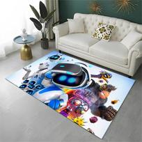 Game A-Astro Bot Cartoon Robot Non-Slip Area Rug for Living Room,Bedroom,Playroom,Soft Carpet Floor Mat Home Decor Rug Kids Room 40x60cm