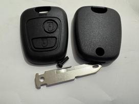 For Peugeot 2 Button 107 207 206 307 Remote Key Fob Case Shell Uncut Blade Va2 Hu83 Ne78 No Logo Blank Car Accessories Auto Part NE73 Blade