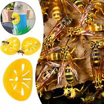 Garden Pest Control Tool Reusable Wasp Trap Plastic Insert Fruit Fly Trap Cone Shape Hornet Bee Catcher Pest Control 10 PCS
