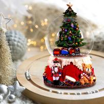 Christmas Snow Globe Lamp Music Box for Mom Dad Daughter Son Christmas Gift