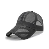 Adjustable Baseball Cap Outdoor Sports Full Mesh Hats Sun Protection Caps Quick Dry Summer Sunscreen Hats for Men Women pilka