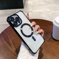 Prabangus Magsafe magnetinis telefono dėklas Xiaomi 17 15 Pro 15T 14 14T 13 13T 12 12T 11 11X 11I 12S NFC GT minkštas dengtas dangtelis Xiaomi 17 juoda