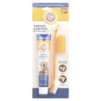 Arm & Hammer, tartar control, dental kit for dogs, beef, 4-piece set