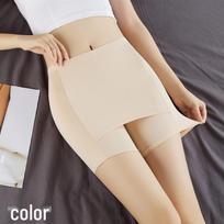 Double-Layered Safety Pants: Seamless, No-Roll, Anti-Exposure, Hip-Lifting & Abdomen-Tightening Leggings for Women. One Size