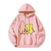 2025 New Autumn SpongeBob SquarePants Printed Hoodies for Men and Women Couples Hoodies Pai Da Xing Couple Clothes Top S