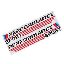 2 vnt. Performance Sport lipdukas vinilinis automobilio šoninio sparno galinio vaizdo veidrodėlio ženklelis automobilių dalies dekoracija BMW X1 X3 X4 X5 X6 X7 E46 E90 juoda