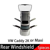 Automobilio pilnas saulės skydelis, skirtas „Volkswagen VW Caddy 2K“ priedams, „Maxi MK3 2003~“ automobilio skėčio lango skydelio nuo saulės uždangalo priedai Rear Windshield black