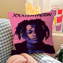 Xxx Tentacion Pillowcase Toon Gift Cushion Cover Bedroom Home Sofa Chair Seat Decor Pillow Case 40cmx40cm