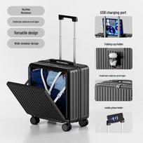 OEING Side-Opening Carry-On Luggage 20 Inch