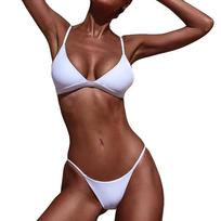 Women Push-Up Padded Bra Beach Bikini Set Swimsuit Swimwear L balta