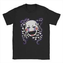 FNAF At Freddys Cotton T Shirts Vintage Y2k T Shirts Puppet Marionette T-Shirt Casual Loose Tshirt Awesome Short Sleeves Unisex 4XL