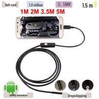 USB Android Endoscope Camera 5.5/7/8mm - Industrial Pipe Inspection Tool for Automotive Repairs 7mm 1m Flexible