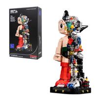 PANTASY Astro Boy Skaidri versija Suaugusiųjų Blokinis Modelis Klasikinis Anime Robotas Figūrėlė Eksponavimo Modelis Kolekcija Pusiau Mechaninis