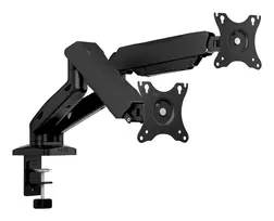 Dvigubas monitoriaus laikiklis ICY BOX IB-MS204-T 81,3 cm (32 coliai) Pilka, Sidabrinė
