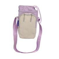 Dopamine Style Water Bottle Bag Hands-Free Lightweight Thermal Mugs Shoulder Bag Creative Adjustable Strap Mobile Phone Pouch violetinė