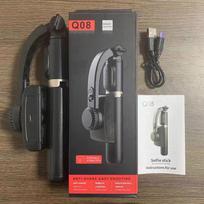 Q08 Smartphone Gimbal Stabilizer 360° Rotation Selfie Stick Tripod for Vlog TikTok Live Streaming Q08 juoda