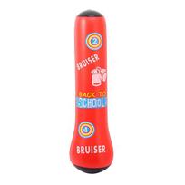 PVC Kids Boxing Sandbag Inflatable Fitness Sand Bag Boxing Pillar Children Punching Bag  Kids Gifts Red 1.2M