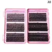 Natural Cluster Lashes Kit 30D-100D Segmented D Curl Eyelash Extension Eyelash Grafting Individual False Eyelashes Fluffy Makeup as the picture