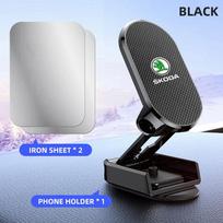 BATT3 Magnetinis automobilinis telefono laikiklis Sulankstomas telefono stovas Skoda Octavia MK2 MK1 2 3 A5 A7 A8 Fabia Karoq Superb Rapid Kamiq Scala