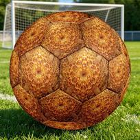 1pc Honeycomb Bees Themed Soccer Ball, Size 5, Lightweight PVC Material, Outdoor Training Soccer Ball Gift. q62274 Size 5