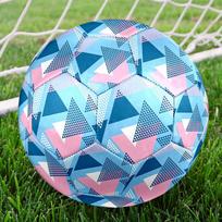 1PC Geometric Triangle Soccer Ball Size 5 Football Machine Sewn Indoor/Outdoor Universal Football Gift W94 Size 5