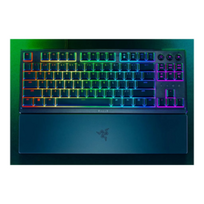 Razer Ornata V3 Tenkeyless juodos spalvos laidinė mechaninė žaidimų klaviatūra su Nordic raidžių išsidėstymu ir RGB LED apšvietimu