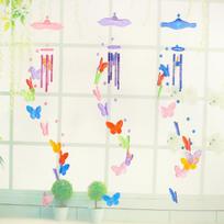 Factory Price Creative Butterfly Wind Chimes Bells Hanging Gifts Pendant Wall Home Car Decor Garden Window Decoration