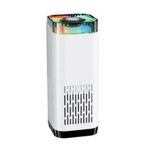 Small Air Purifier Portable Hepa Filter Remove Smoke Odor for Car Bedroom USB Negative Ions Generator Color Light Replace Filter balta