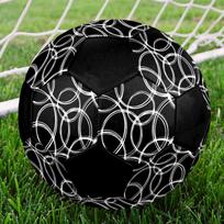 1pc Abstract Circular Durable Soccer Ball/Football, Size 5, Perfect for Training, Entertainment And Competition,Gift yy26060640 Size 5