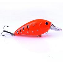 1vnt žvejybos vobleriai kietieji masalai 7cm/9,8g kieto plastiko masalai Vivid Crankbait masalai su metaliniais kabliukais A