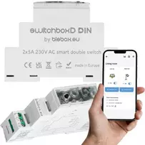 Dėžutė moduliams ant DIN bėgelio bleBox switchboxD (36805) išmaniesiems namams