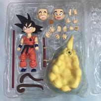 12CM Anime Dragon Ball Action Figures Super Saiyan Cute Son Goku Pvc SHF Model Toys Holiday Durable Gift Beautiful Design
