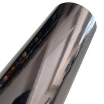 Tampri Blizgi Chromo Veidrodinė Vinilinė Plėvelė Automobilių Apdailos Plėvelės Ritininis Lipdukas Su Oro Išleidimo Sistema, Be Burbuliukų 20cm x 152cm juoda