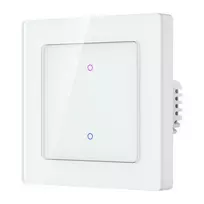 Avatto TS20-EU-W2 belaidis WiFi jutiklinis šviesos jungiklis, 2-jų mygtukų, baltas