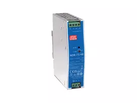 LevelOne POW-4822 pramoninis 48V DC maitinimo šaltinis, 75W, DIN bėgelis, -20 ~ +70 °C