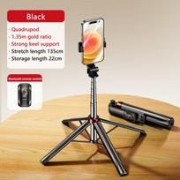 Factory Supplies 3-in-1 Telescopic/Foldable Selfie Stick Remote Control Stainless Steel Mobile Phone Tripod Rotating Phone DP36 juoda