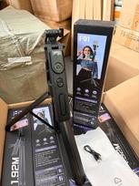 F01 Smart AI Tracking Rotating Selfie Stick with LED Light Foldable Tripod 1.92M Extendable for Camera Phone F01 juoda